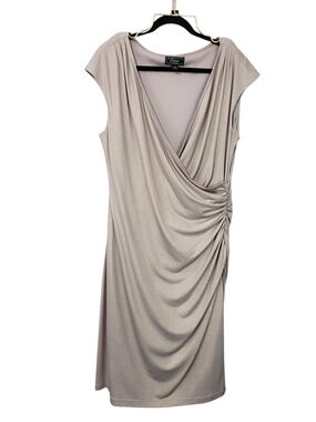 Dress Barn Collection Faux Wrap Dress Size 16